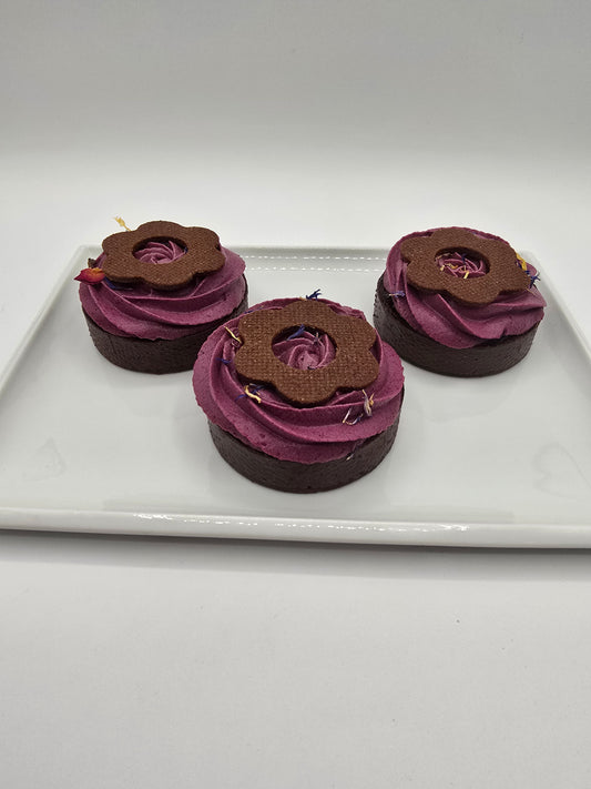 Brownie Blackcurrant Tart