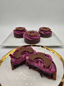 Blackcurrant Browny Tart