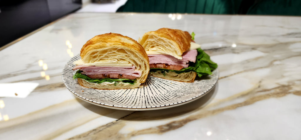 Croissant Ham and Cheese Sandwich