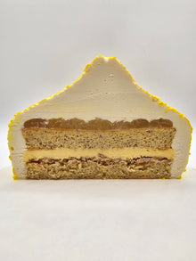 Lemon Mousse Cake Slice