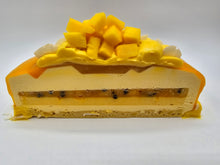 Mango Maracuya Mousse Cake Slice