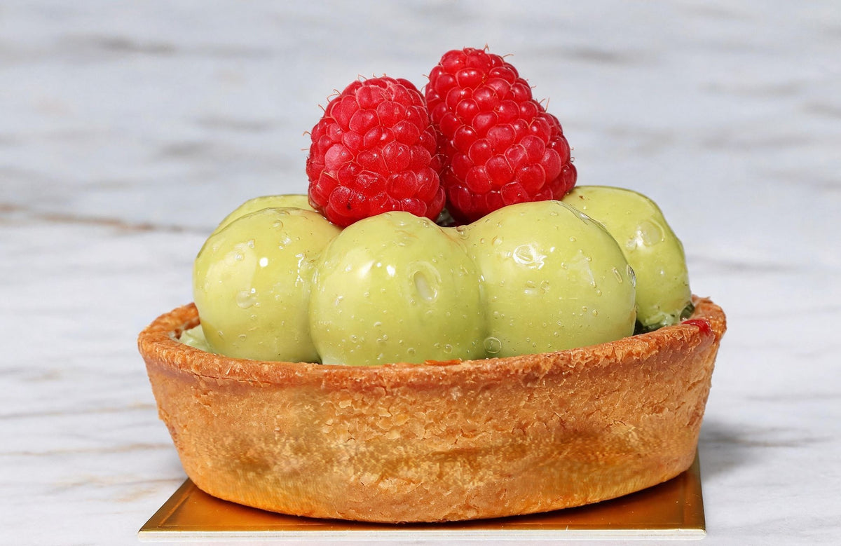 Matcha Raspberry Tart